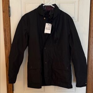 Barbour Men's Classic Black Raincoat